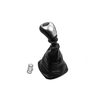 Växelspaksknopp och växeldamask (Mercedes motor, med ram) foto 4