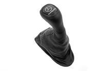 Mercedes E-klass W211 2002–2009 Växelspaksknopp och växelspaksdamask OEM Avantgarde-Mercedes (konstläder) foto 4