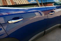 Peugeot 2008 2019– Carmos dörrhandtagsskydd (4 st, rostfritt stål) foto 1
