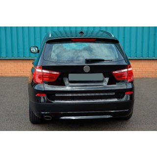 Bakre stötfångarskydd i rostfritt stål OmsaLine (blank, rostfri) BMW X3 F25 2011–2018 foto 3