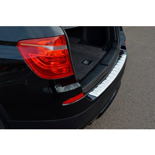 Bakre stötfångarskydd i rostfritt stål OmsaLine (blank, rostfri) BMW X3 F25 2011–2018 foto 1