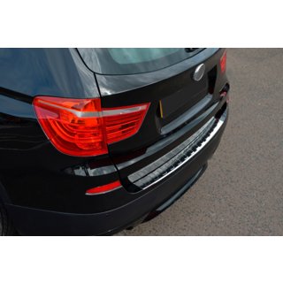 Bakre stötfångarskydd i rostfritt stål OmsaLine (blank, rostfri) BMW X3 F25 2011–2018 foto 2