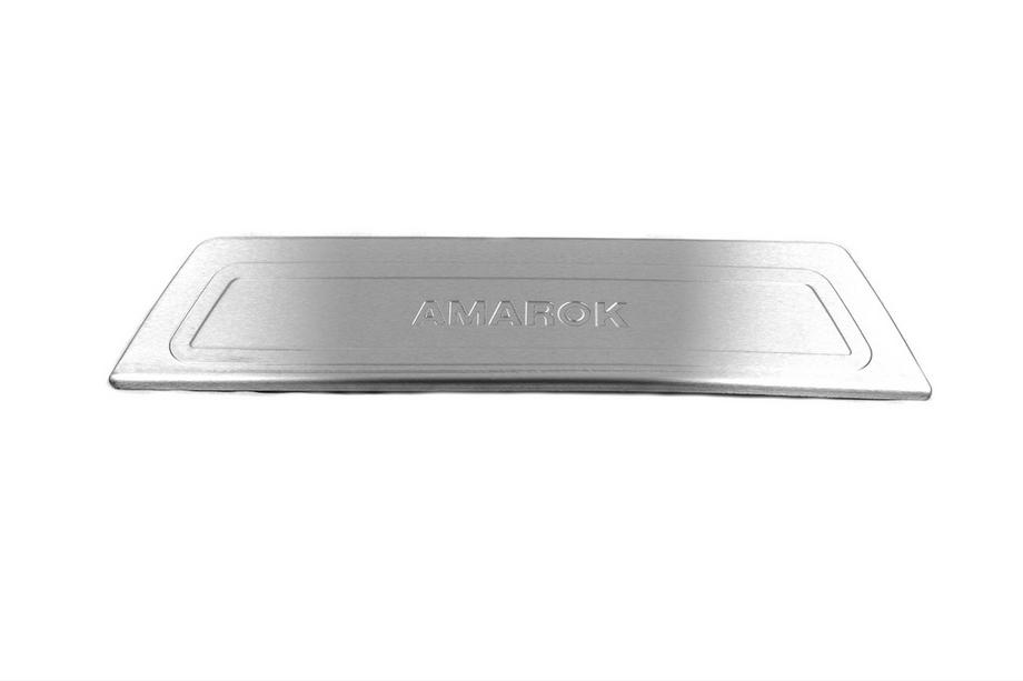 Volkswagen Amarok 2010–2022 Bakre stötfångarskydd OmsaLine (blank, rostfritt stål) Image