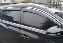 Chery Tiggo 7 2020– Vindavvisare med kromlist (4 st, Niken) foto 1