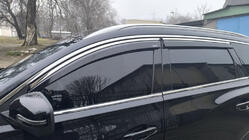 Chery Tiggo 7 2020– Vindavvisare med kromlist (4 st, Niken) foto 2