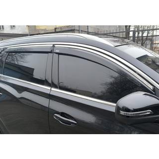 Vindavvisare med kromlist (4 st, Niken) Chery Tiggo 7 2020– foto 1