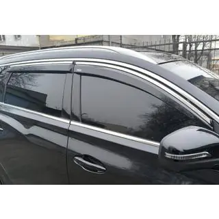 Vindavvisare med kromlist (4 st, Niken) Chery Tiggo 7 2020– foto 1