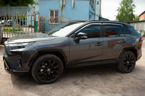 Toyota Rav 4 2019–2025 Vindavvisare med kromlist (4 st, Niken) foto 5