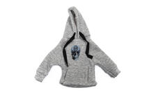 Växelspaksdamask hoodie V913 (Dödskalle QP) foto 2
