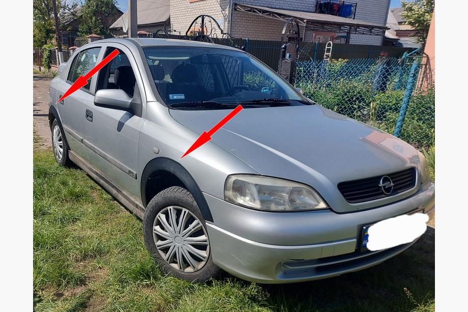 Opel Astra G Classic 1998–2012 Hjulbågslister (4 st, svarta i metall) Image