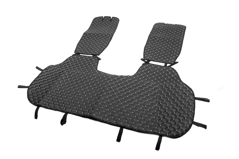 Sätesskydd för baksäten ECO (set, svart med grå söm) Foto 3