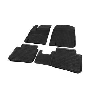 Gummimattor för kupén med upphöjd kant (4 st, Polytep) Hyundai Accent 2011–2017 foto 2