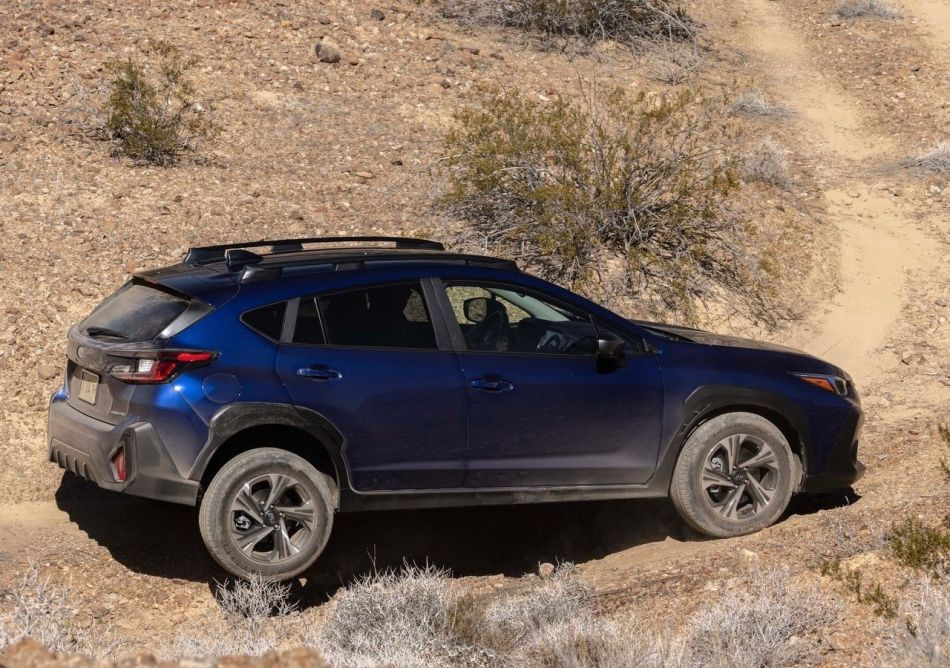 Test av den fyrhjulsdrivna crossovermodellen Subaru Crosstrek