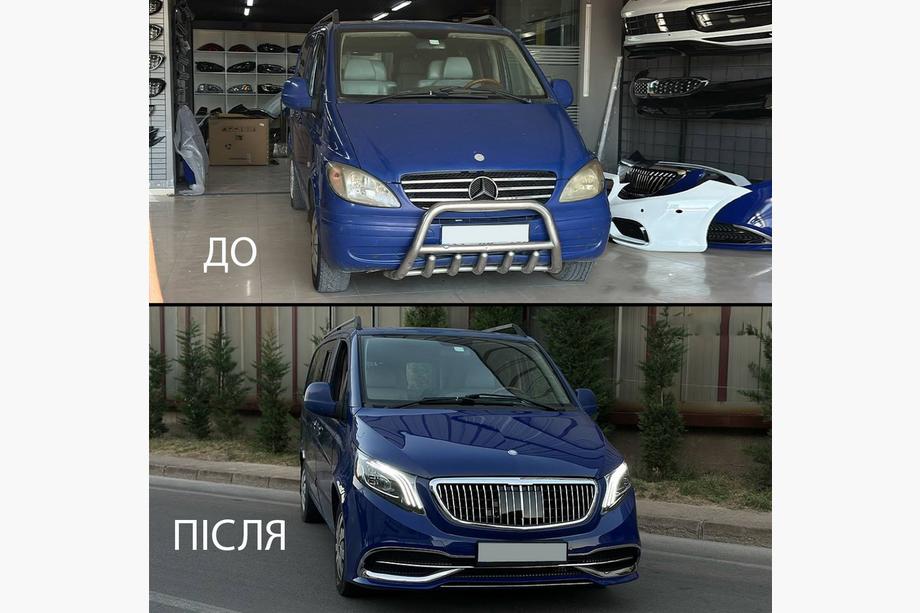 Mercedes Vito W639 2004–2014 Restyling-kit för W447 Maybach Foto 5