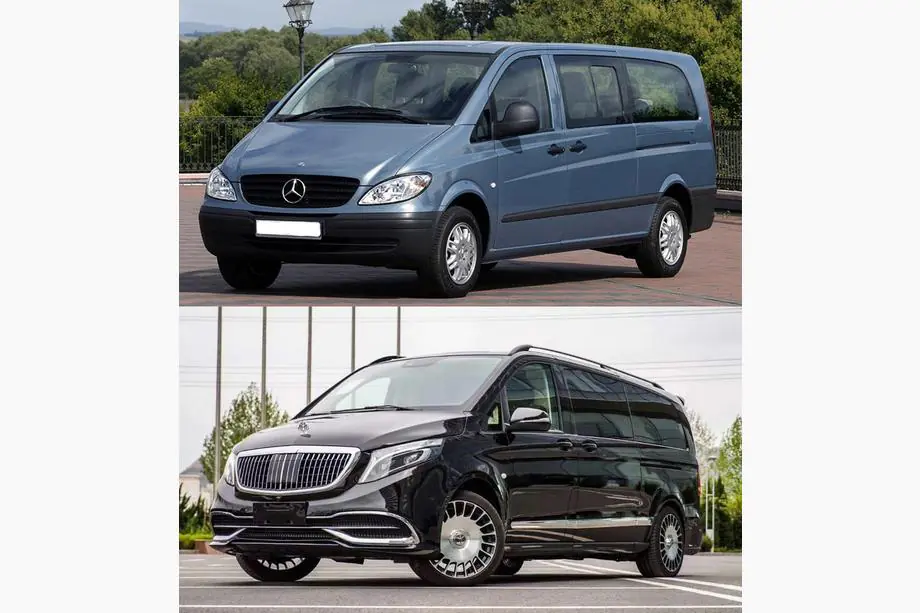 Mercedes Viano 2004–2014 Restyling-kit för W447 Maybach Foto 10