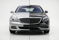 Mercedes S-class W221 2005–2013 Facelift-kit för X222 Maybach S600 foto 1