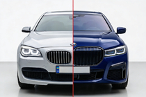 BMW 7-serien F01/F02 2008–2015 Restylingkit för G12 M760 (med byte av bagagelucka och bakskärmar) foto 1