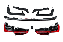 BMW 7-serien F01/F02 2008–2015 Restylingkit för G12 M760 (med byte av bagagelucka och bakskärmar) foto 65