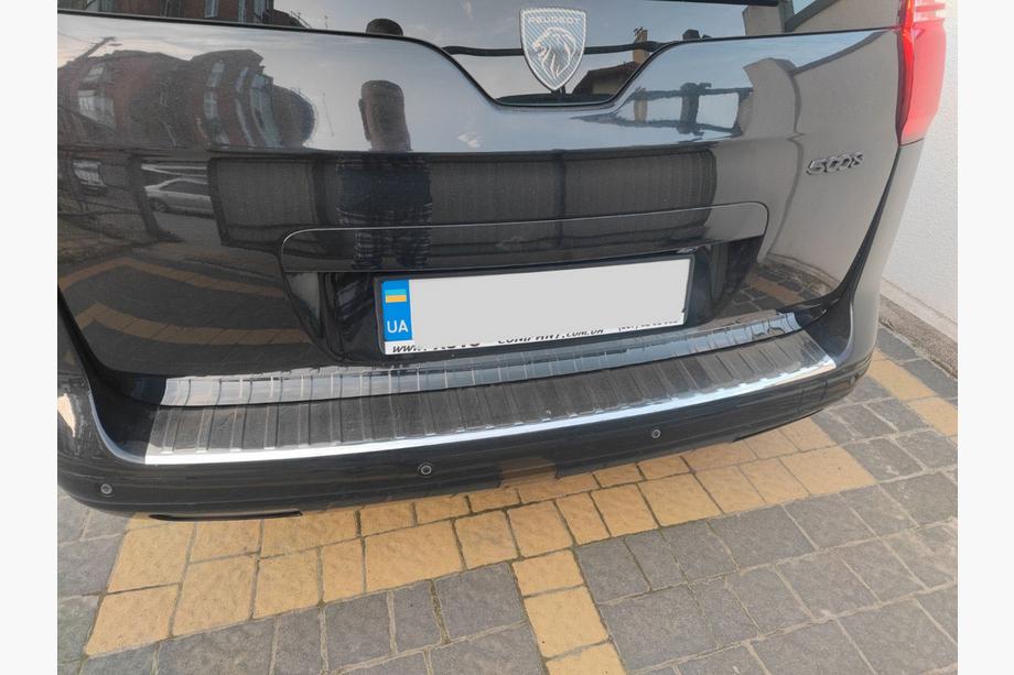 Peugeot 5008 2009–2016 Lastskydd bakre stötfångare Carmos (rostfritt stål) Image