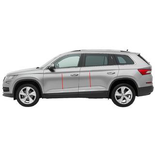 Carmos smal dörrlist (rostfritt stål) Skoda Kodiaq 2016–2023 foto 1