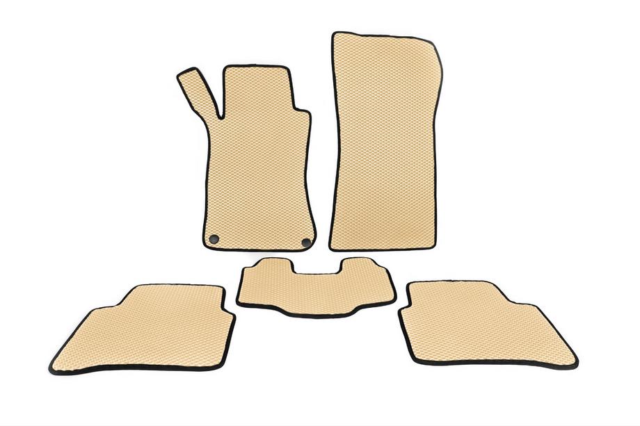 Mercedes C-klass W203 2000–2007 EVA-bilmattor (beige) Image