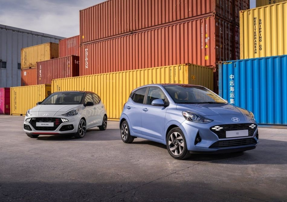 Ansiktslyft subkompakt halvkombi Hyundai i10