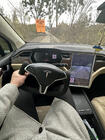 Tesla Model X 2015– Ratt i roderdesign (Alcantara, med värme) foto 2