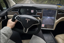 Tesla Model X 2015– Ratt i roderdesign (Alcantara, med värme) foto 1