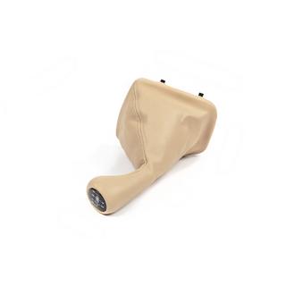 Växelspaksdamask + växelknopp OEM (beige) BMW 3-serie E46 1998–2006 foto 4