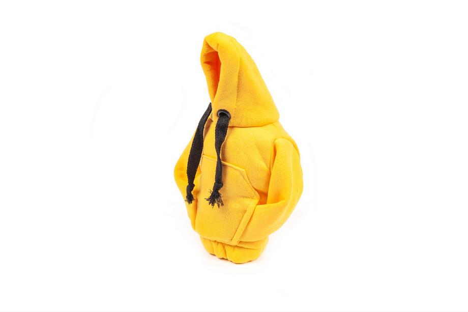 Växelspaksöverdrag hoodie (gul, svart snöre) Foto 3