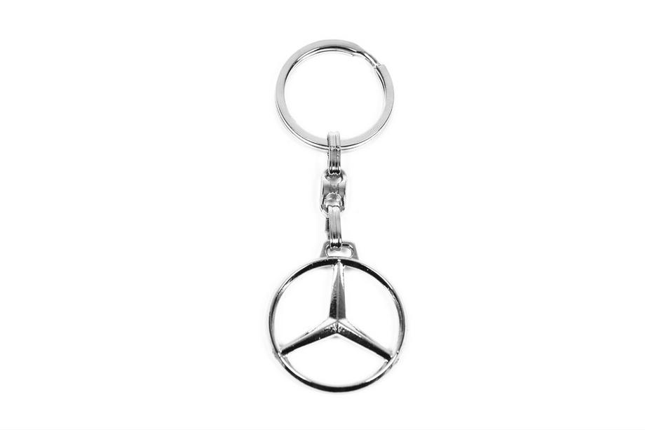 Mercedes-Benz Metallnyckelring med Mercedes-logotyp Image
