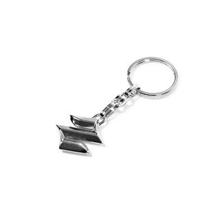 Nyckelring i metall med Suzuki-logotyp foto 3