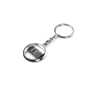 Nyckelring i metall med Fiat-logotyp foto 2