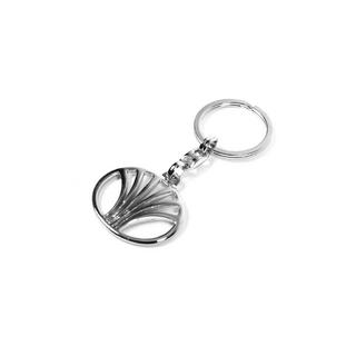 Metallnyckelring med Daewoo-logotyp foto 2