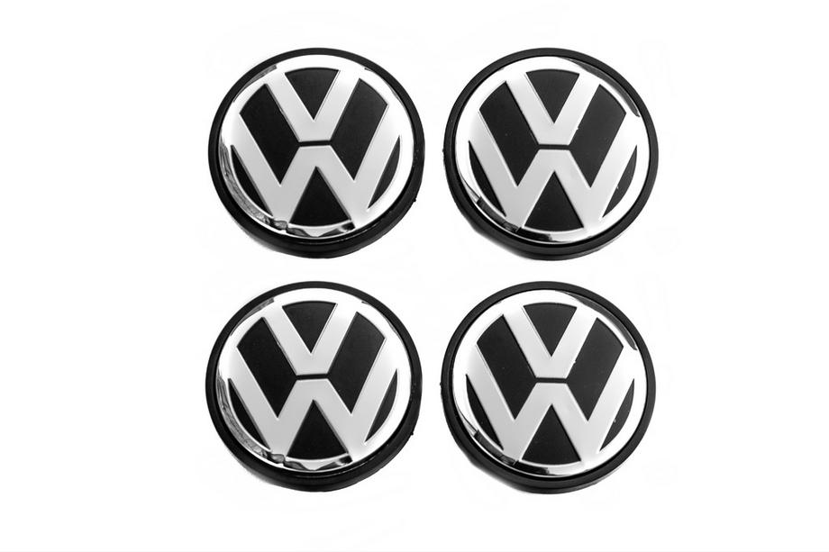 Volkswagen Centrumkåpor till fälgar 65/56 mm VW65tur (4 st) Foto 1
