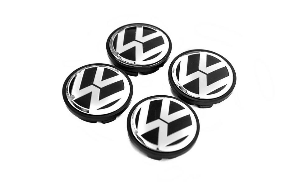 Volkswagen Centrumkåpor till fälgar 65/56 mm VW65tur (4 st) Foto 2