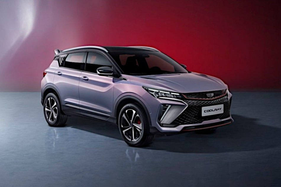 Test av den uppdaterade kompakta crossovern Geely Coolray