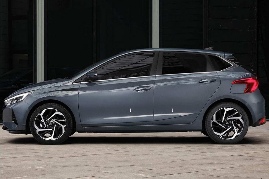 Hyundai I-20 2020– Dörrlister OmsaLine (4 st, rostfritt) Image
