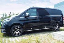 Mercedes Vito/V-klass W447 2014– Tröskellister i rostfritt stål (4 st.) foto 1
