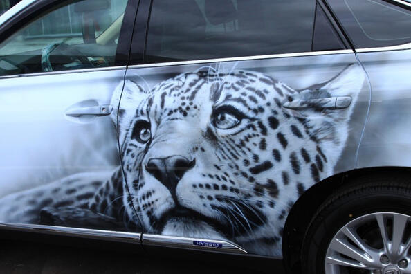 Airbrush som en form av biltuning