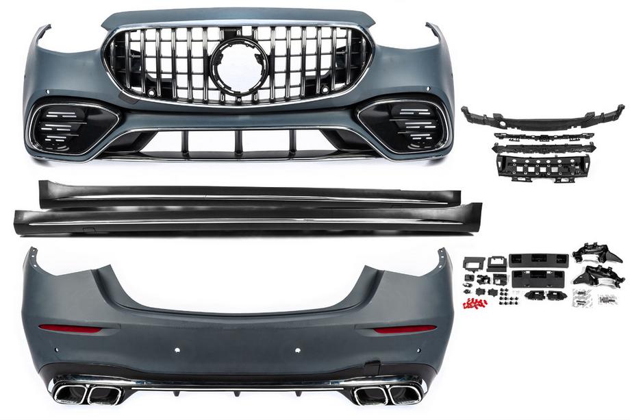 Mercedes S-class W223 2020– AMG S63 bodykit med sidokjolar Image