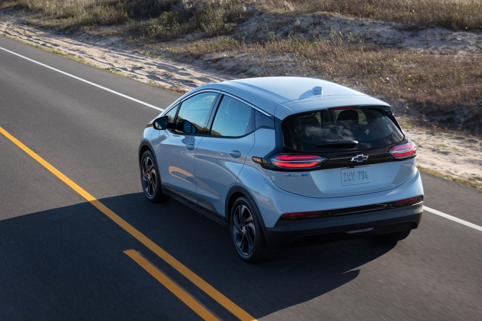 Test av den uppdaterade eldrivna halvkombin Chevrolet Bolt EV