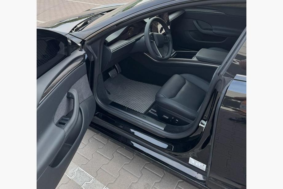 Tesla Model S 2012– EVA bilmattor (2021+, svarta) Image