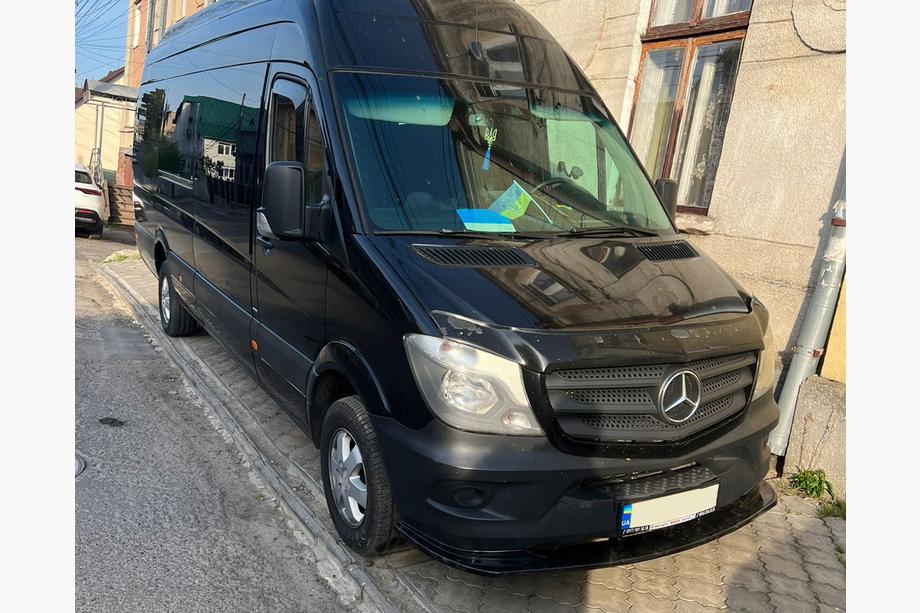 Mercedes Sprinter W906 2006–2018 Främre läppspoiler 2013-2018 (ABS) Foto 5