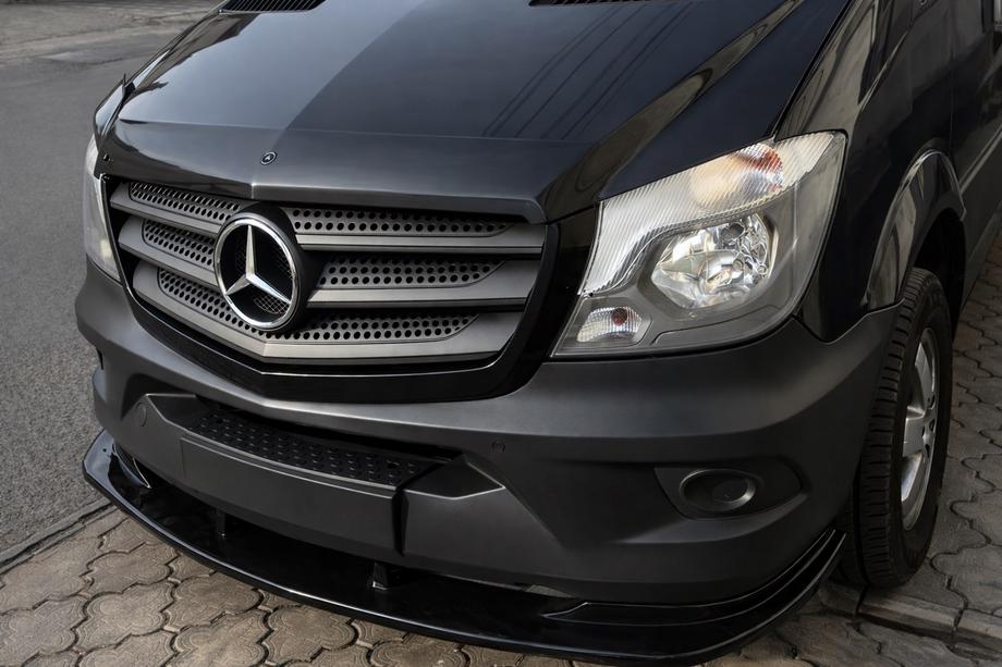 Mercedes Sprinter W906 2006–2018 Främre läppspoiler 2013-2018 (ABS) Foto 1
