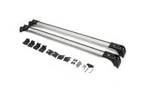 BMW X3 F25 2011–2018 Takräcke tvärstag för integrerade rails, låsbara med nyckel Skybar V2 (2 st) upp till 120 cm, svarta foto 5