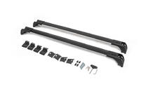 BMW X3 F25 2011–2018 Takräcke tvärstag för integrerade rails, låsbara med nyckel Skybar V2 (2 st) upp till 120 cm, svarta foto 4