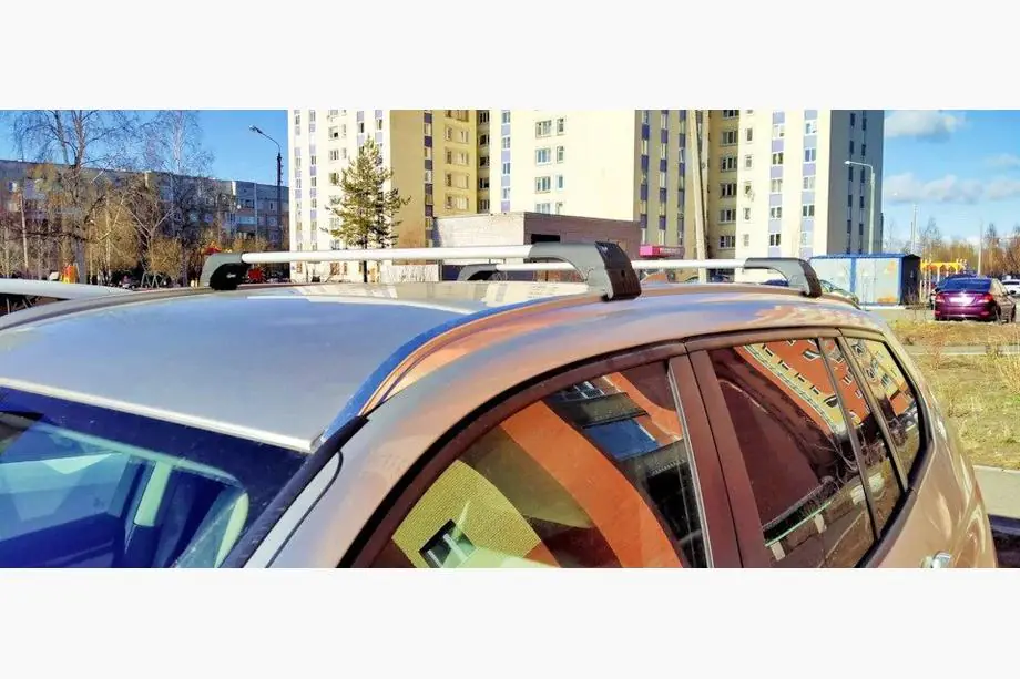 BMW X3 F25 2011–2018 Takräcke tvärstag för integrerade rails, låsbara med nyckel Skybar V2 (2 st) Image