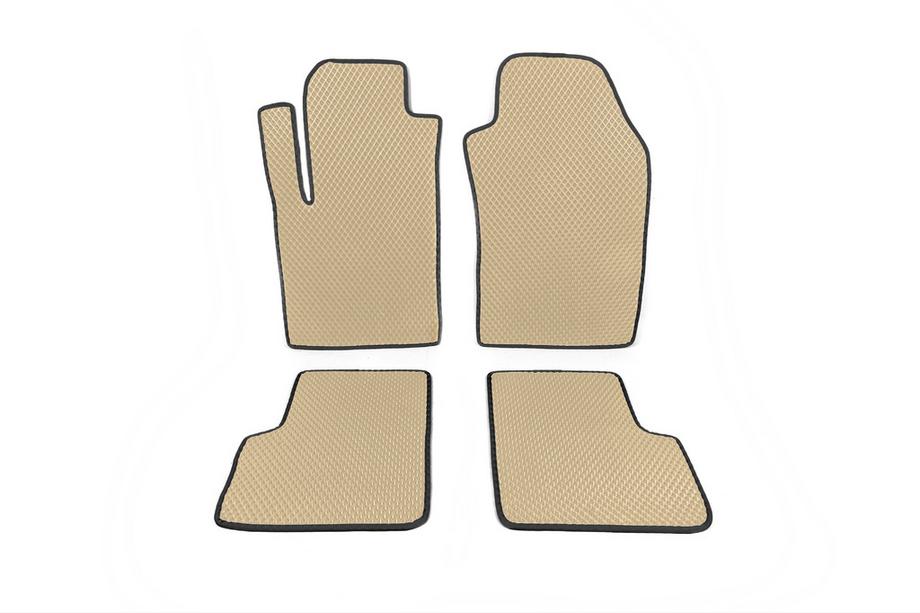 Fiat 500/500L 2013–2022 EVA-bilmattor (för 500, beige) Image