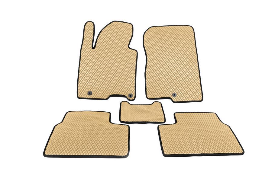 Kia Ceed 2012–2018 EVA bilmattor (Beige) Image